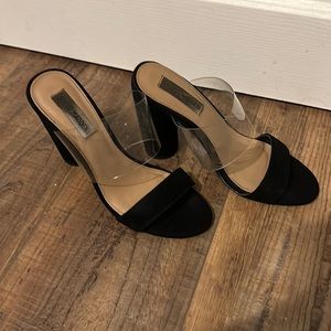 Steve Madden black heels 6.5 M